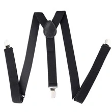 5pcs/set Men's Daily Party Wear Accessory Set Including A Hat, A Cigar, A Suspenders, A Pocket Watch Without Battery, And A Tie Decoration - Multicolor - View 7