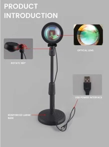 1pc Plastic Led String Light With Remote Control, Modern Extendable Decorative Light For Home