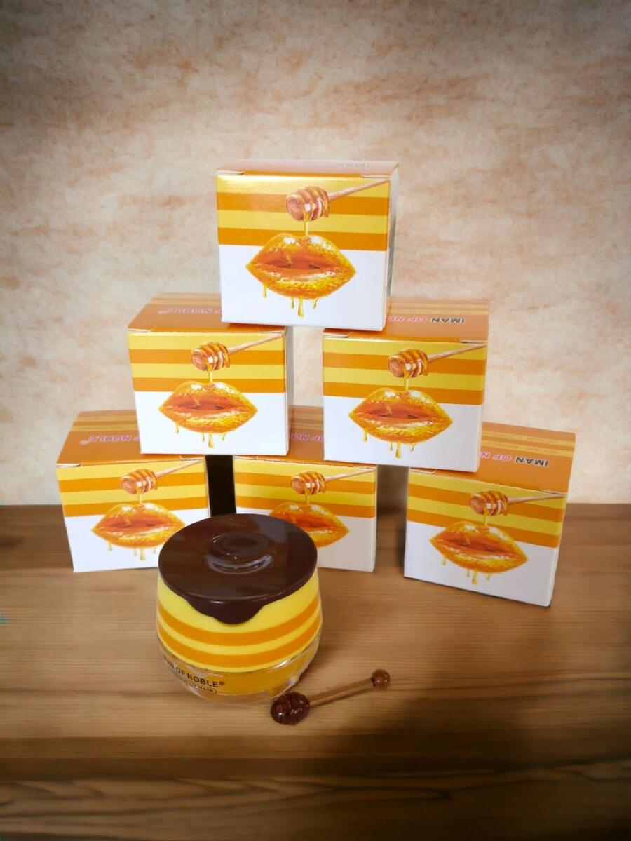 Balsamo de miel para labios con aplicador seis piezas - Multicolor - Ver 1