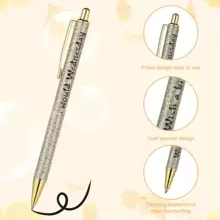 Satz Von 9 Lustigen Kugelschreibern, 7-tage-spaß-kugelschreiber, Alltags-füllfederhalter, Glatte Schreibschwarz Tinte, 1,0mm In Der Mitte Punkt, Kreative Geschenke Für Schule Büro Kollegen - Armeegrün - Übersicht 7