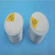 1pc 0.6mm Elastic Beading Cord Roll For Bracelet, Necklace, Jewelry Making With Seed & Pony Beads - Clear - View 3