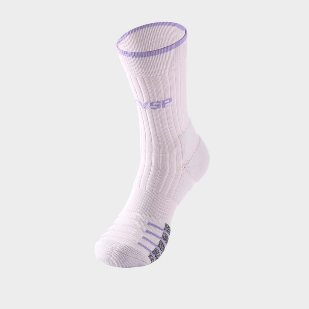 1 Pair Of Lavender Sport Socks - Multicolor - View 1