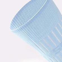 1pair Sky Blue Over-The-Calf Sports Socks - Multicolor - View 5