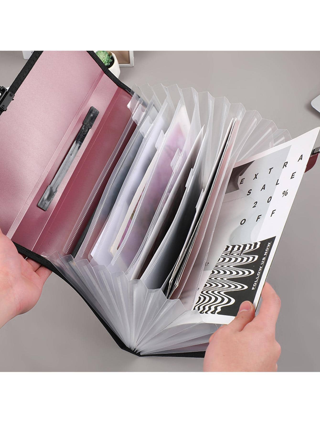 A4 Documententas Draagbaar Accordeon Bestandsmap Met 13 Korrels ...