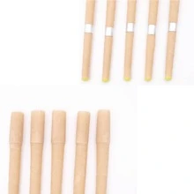 耳燭，10入組耳錐蠟燭，天然耳垢去除劑 100% 天然蜂蠟蠟燭，帶 10入組保護盤，放鬆 - 卡其色 - 查看 2