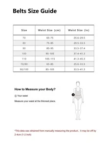 Cinturón de mujeres blanco - Blanco - Ver 5