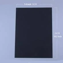 10 Sheets + 6 Traffic Stencils Black Rainbow Scratch Paper, Colorful Art Scratchboard - 10 paper + 6 traffic template - View 2