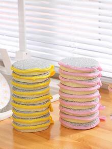 5入組/10入組雙面洗碗海綿鍋碗洗滌海綿家庭清潔工具廚房餐具洗滌刷 - 綠色 - 查看 2