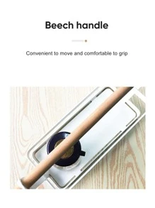 1個日式風格簡約香料架和廚房檯面置物架,存放調味料和調料 - 白色 - 查看 6