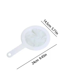 1pc Multifunction Filter Sieve,Soymilk Filter, Juice Filter Plug, Food Filter - White - View 5