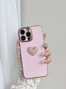Trang trí trái tim Ốp lưng & bao da điện thoại - Hồng - Xem 1