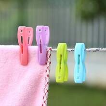 20pcs/pack Multifunctional Plastic Windproof Clips, Strong Clips For Clothes, Socks, Underwear And More - Multicolor - View 3