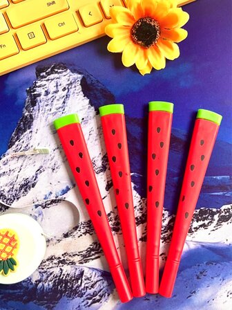 4入組西瓜設計中性筆