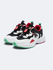 Balabala 1pair Boys' Breathable Comfortable Color-Block Lightweight Mesh Upper Casual Outdoor Running Shoes Suitable For All Seasons - Multicolor - View 3