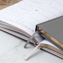 The Gratitude Journal : Record Five Minutes a day for More Affirmation & Reflection,Optimism,Positivity,Happiness,A Simple Undated Hardcover Five Minute Guide Daily - Beige - View 11