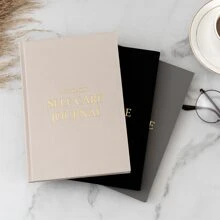 The Gratitude Journal : Record Five Minutes a day for More Affirmation & Reflection,Optimism,Positivity,Happiness,A Simple Undated Hardcover Five Minute Guide Daily - Beige - View 7