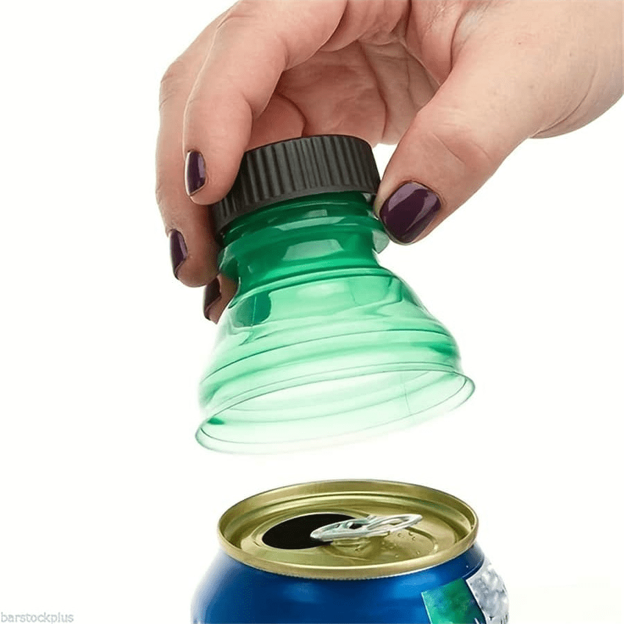6pcs Random Color Reusable Water Dispenser Bottle Cap & Soda Bottle Cap