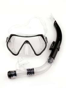 SHENYU Adultes et adolescents Unisexe Masque de plongée et lunettes de natation avec tuba de plongée, Accessoires de plage, Accessoires de piscine - Noir - Voir 7