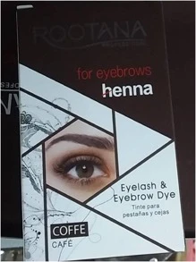 Kit Henna Para Cejas Natural Color Semipermanente Gel (Permanente) V-38 - Café - Ver 1