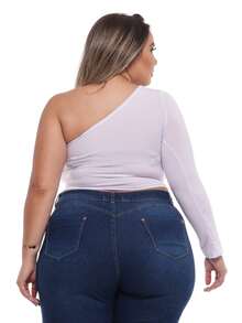 Plus Size Tank Tops & Camis - trắng - Xem 2