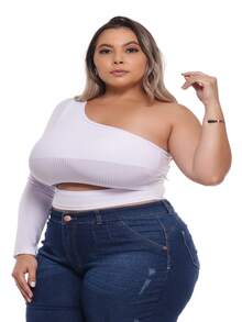 Plus Size Tank Tops & Camis - trắng - Xem 4