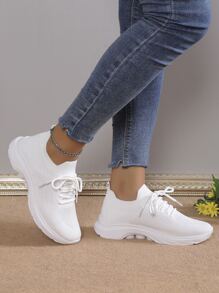 女士时尚波西米亚风格超轻高弹透气休闲运动鞋