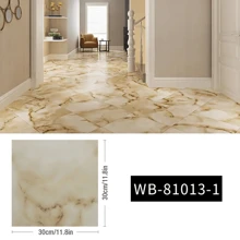 1/10sheets Marble Vinyl Flooring Peel And Stick Floor Tile,Marble Wall Sticker, Self Adhesive Waterproof PVC Tiles Floor Stickers, Thick Peel And Stick Floor Tile For Kitchen,Bathroom,Living Room Bedroom - Multicolor - View 10