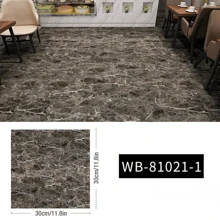 1/10sheets Marble Vinyl Flooring Peel And Stick Floor Tile,Marble Wall Sticker, Self Adhesive Waterproof PVC Tiles Floor Stickers, Thick Peel And Stick Floor Tile For Kitchen,Bathroom,Living Room Bedroom - Multicolor - View 8