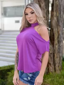 Women Blouses - Màu Hoa hồng đỏ - Xem 2