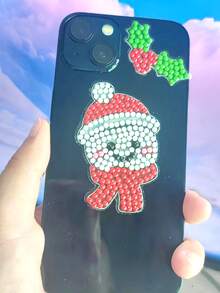 1套兒童亞克力貼紙畫DIY材料禮物，包括創新風格水晶鑽石畫和有創意的益智玩具，適合聖誕節 - 彩色 - 查看 5