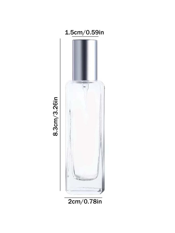 1pc 10ml Travel Refillable Spray Bottle, Glass Bottle, Perfume Atomizer, Portable Empty Bottle