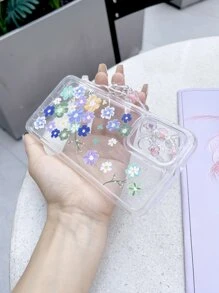 熱塑性聚氨酯彩色繪畫保護手機外殼帶手繩