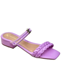 Women Flat Sandals - 銅色 - 查看 4