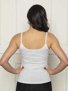 Women Tank Tops & Camis - 白色 - 查看 4