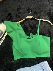 Women Tank Tops & Camis - 綠色 - 查看 1