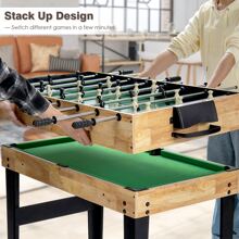Costway 10-in-1 Combo Game Table Set, Multi Game Table for Home, Game Room - Black - View 4