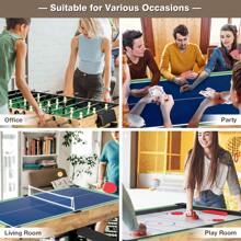 Costway 10-in-1 Combo Game Table Set, Multi Game Table for Home, Game Room - Black - View 7