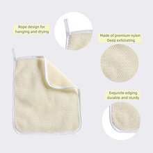 Toalla De Baño De Nailon Cuadrada, 3 Unidades Por Paquete - Beis - Ver 4