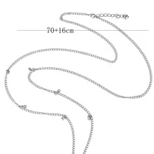 Non-Piercing Butterfly Fake Belly Piercing Butterfly Clip On Umbilical Navel Fake Piercing Fake Clip And Waist Chain - Silver - View 4