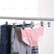 10入組/套黑色多功能不銹鋼防滑褲架 - 黑色 - 查看 10