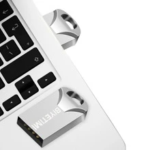 Biyetimi 128GB Super Mini Metal Usb Flash Drive 128GB Pen Drive High Speed Memory Stick 64GB U Disk Pendrive 2.0 Memoria Usb