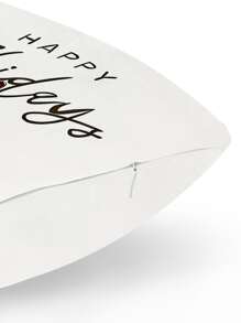 4入組聖誕主題印刷的枕套套裝(鹿和聖誕老人) - 聖誕老人-4pcs - 查看 4