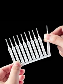 10pcs Mini 2.56inch Showerhead Hole Gap Cleaning Brush
