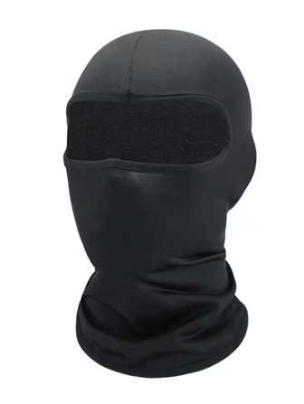 1 st Enfärgad issilkesmössa och multifunktionell ridmask Balaklava och solskydd Vindtät ansiktsskydd För löpning och vandring Skidmasker