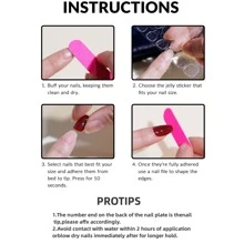 24入組時尚橢圓形漸變閃亮全覆蓋指甲藝術設計，適用於派對、跳舞和日常穿著，壓克力假指甲用品升級您的外觀 - 彩色 - 查看 6