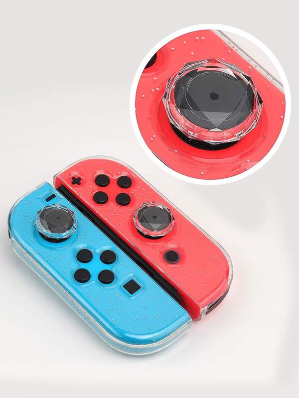 2pcs/Pack Crystal Joystick Caps For Switch Lite JoyCon SHEIN UK
