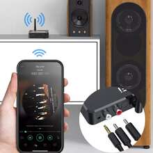 Adaptadores Rca Receptor Bluetooth 5.1convertidor Digital - Negro - Ver 9