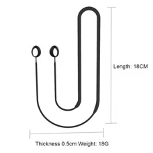 Headset Anti-lost Strap Silicone Neck String Compatible For Samsung Galaxy Buds 2 Headphone Stand Cord - Purple - View 3