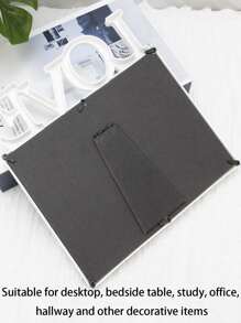 1入組Love字母木頭相框帶1入組隨機內層紙禮品 - 白色 - 查看 3