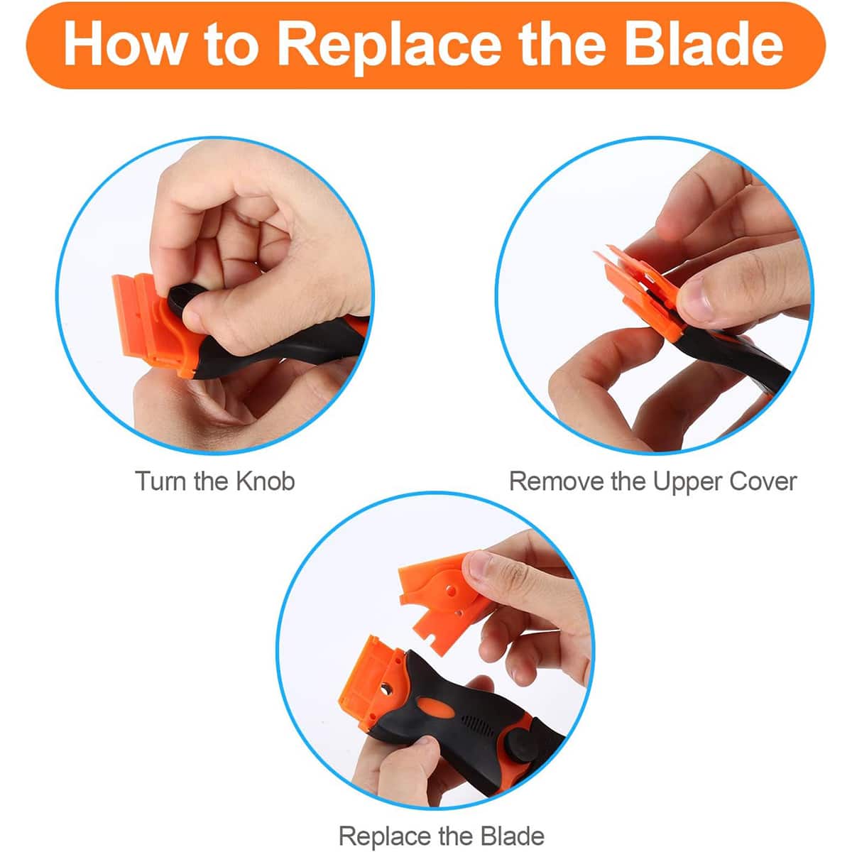 double-edge-razor-blade-scraper-set-with-40-pcs-replacement-scraper